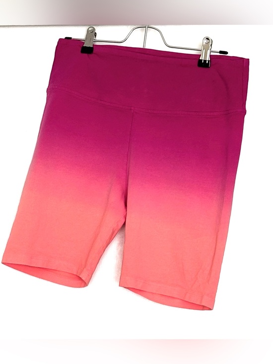 Lou & Grey Pants - Lou & Grey Ombré Bike Shorts Orange Pink Size LP